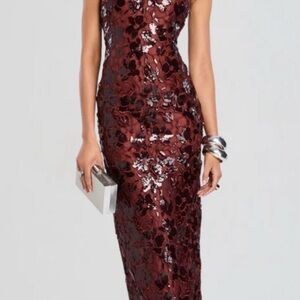 RETROFETE Elegant Strapless SEQUINS Dress